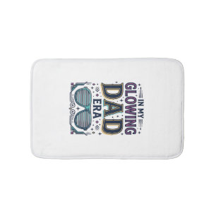 Tapis De Bain Chemise Lunettes de soleil néon rétro de l'ère Glo