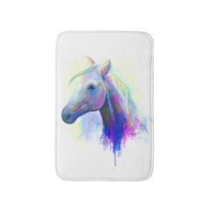 Tapis De Bain Cheval Abstrait Bath Mat