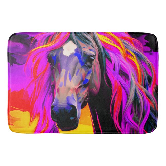 Tapis De Bain Cheval coloré (Devant)