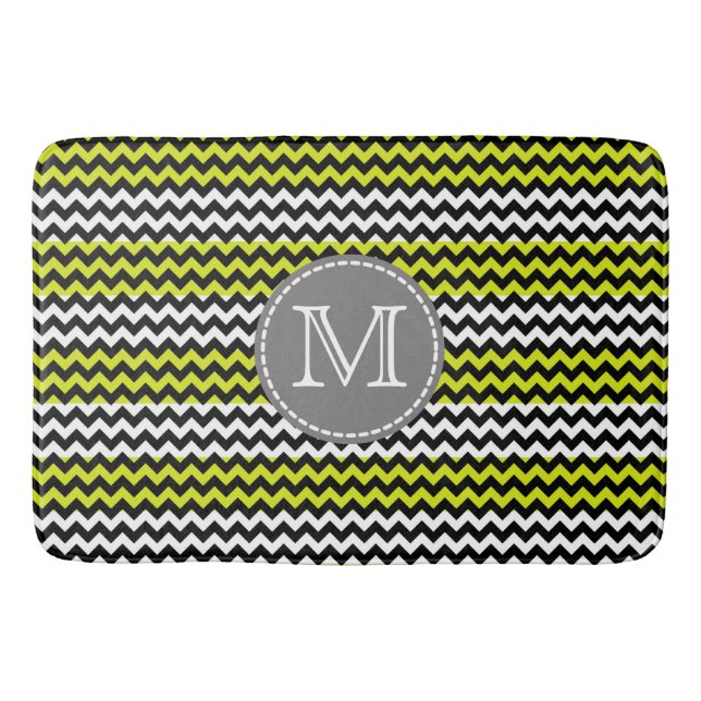 Tapis De Bain Chevron Zigzag (Devant)