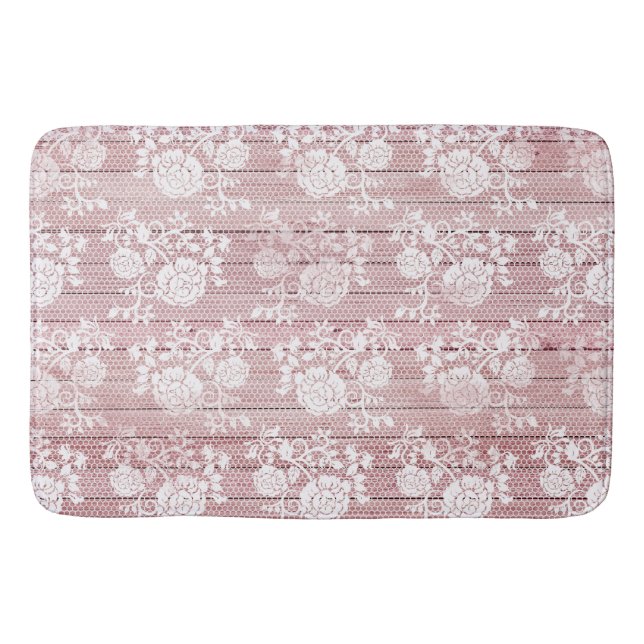 Tapis De Bain Chic minable rustique de beau pays (Devant)