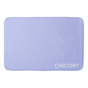 Tapis De Bain Chicorée Nom de couleur bleu Fleur