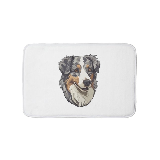 Tapis De Bain Chien berger australien (Devant)