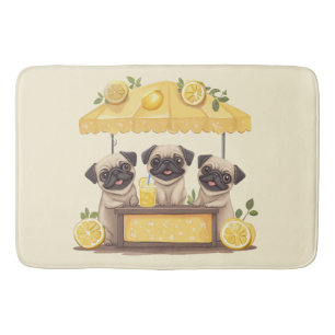 Tapis De Bain Chiens de carlin Stand de Lemonade