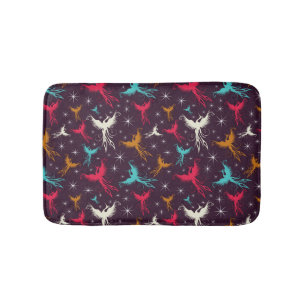 Tapis De Bain Chiffre motif d'oiseaux de Phoenix