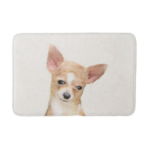 Tapis De Bain Chihuahua Peinture - Cute Original Chien Art