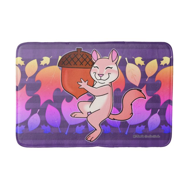 Tapis De Bain Chipmunk joyeux - (Devant)