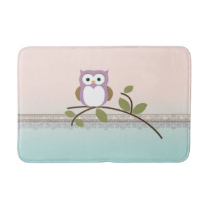 Tapis De Bain Chouette adorable et mignonne