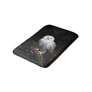 Tapis De Bain Chouette hivernale majestueuse