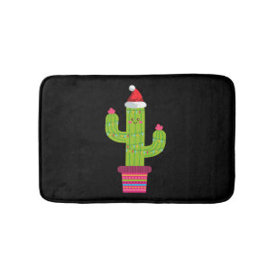 Tapis De Bain Christmas Cactus