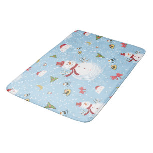 Tapis De Bain Christmas Snowman
