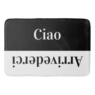 Tapis De Bain Ciao    - salutations en italien