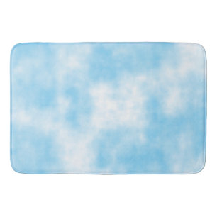 Tapis De Bain Ciel bleu et art Cloud personnalisés