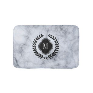 Tapis De Bain Cimetière en pierre de Marbre blanc noir