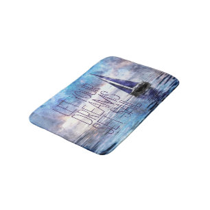 Tapis De Bain Citation Inspirante de Voile Rêveuse Coucher de So