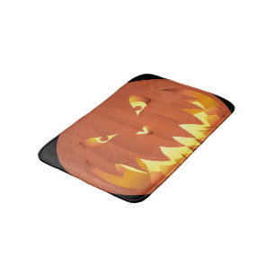 Tapis De Bain Citrouille pour Halloween...