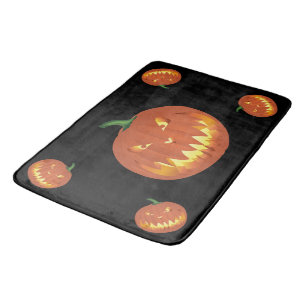 Tapis De Bain Citrouille pour Halloween...