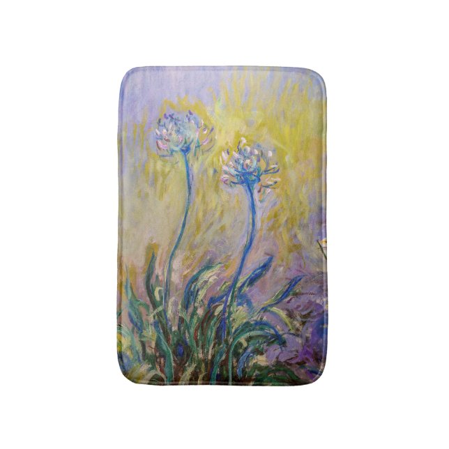 Tapis De Bain Claude Monet - Agapanthus (Devant (Vertical))