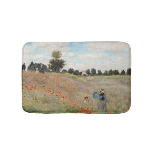 Tapis De Bain Claude Monet - Champ de coquelicots