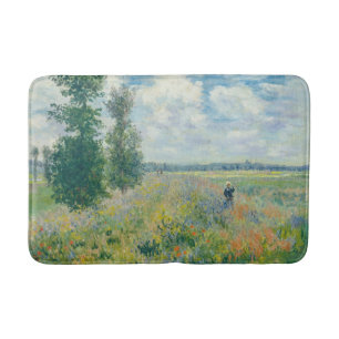 Tapis De Bain Claude Monet - Champs de pavot près d'Argenteuil (