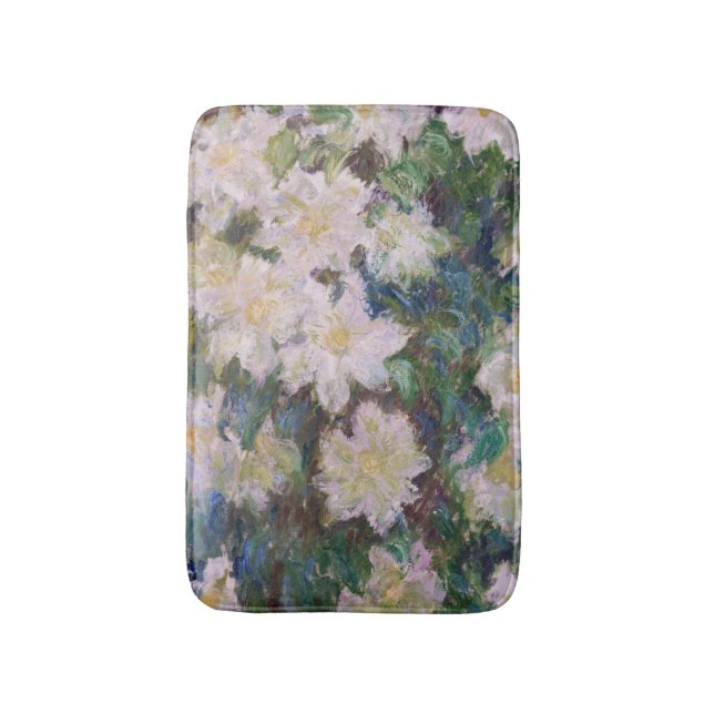 Tapis De Bain Claude Monet - Clematis blanc (Devant (Vertical))