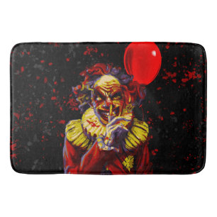Tapis De Bain Clown d'Halloween effrayant Film d'horreur