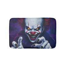 Tapis de bain Clown Effrayant