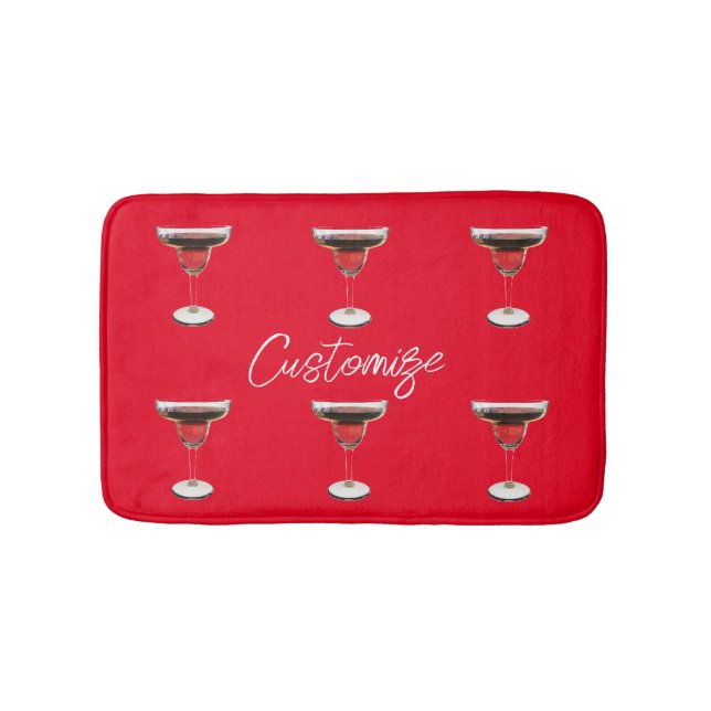 Tapis De Bain Cocktail Big Red Margarita Boire Thunder_Cove (Devant)