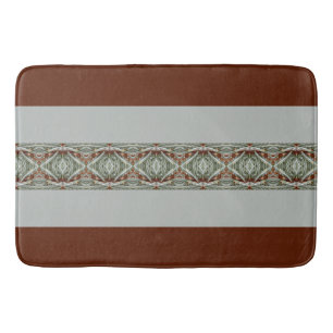 Tapis De Bain Coco Brown Avec Vert