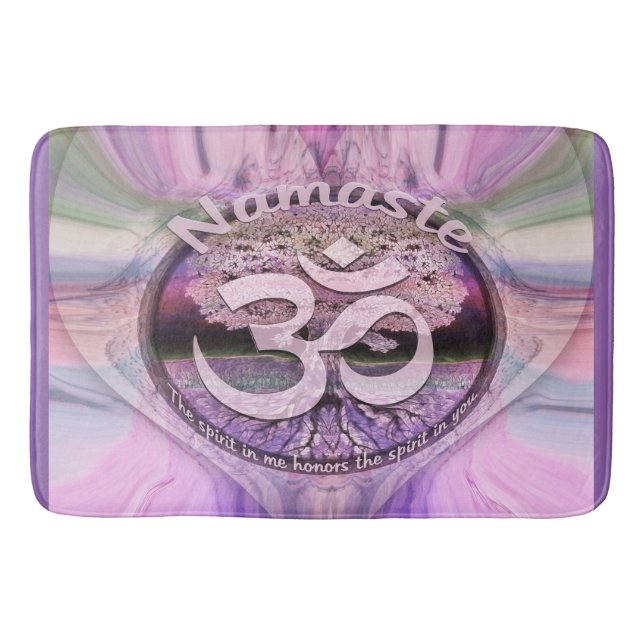 Tapis De Bain Coeur de Namaste (Devant)