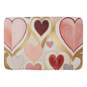 Tapis De Bain Coeurs d'amour
