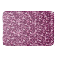 Coeurs rose et violet