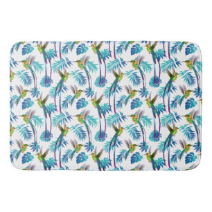 Tapis De Bain Colibris tropicaux 