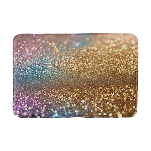 Tapis De Bain Collection Holographique Opal Parties scintillant  (Devant)