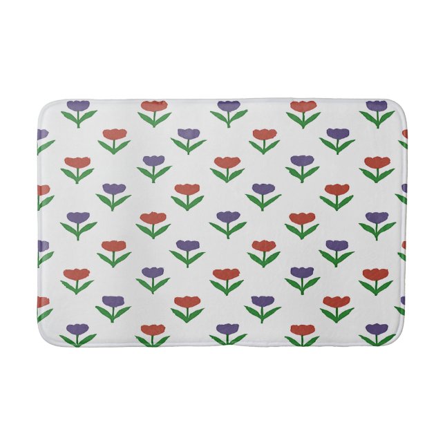 Tapis de bain coloré Tulip (Devant)