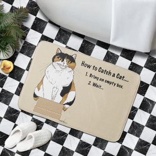 Tapis De Bain Comment attraper un chat