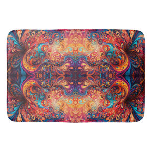 Tapis De Bain Conception abstraite dynamique Mat de bain