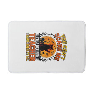 Tapis De Bain Conception de chemise vintage pour chat Halloween