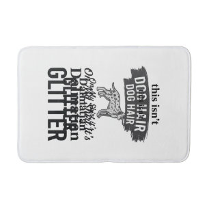 Tapis De Bain Conception de citation de cheveux de chien drôle d