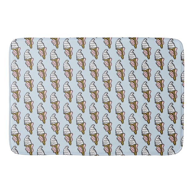Tapis De Bain Conception de cône de glace (Devant)