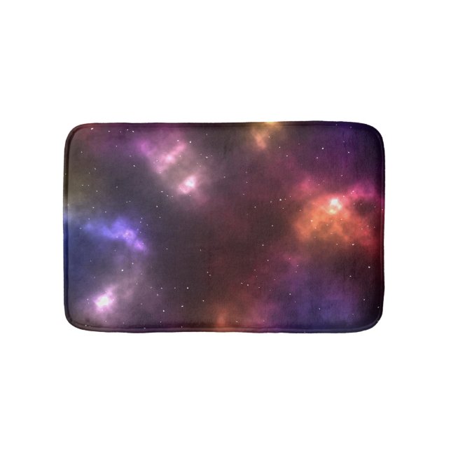 Tapis De Bain Conception de constellations de l'espace cosmique  (Devant)