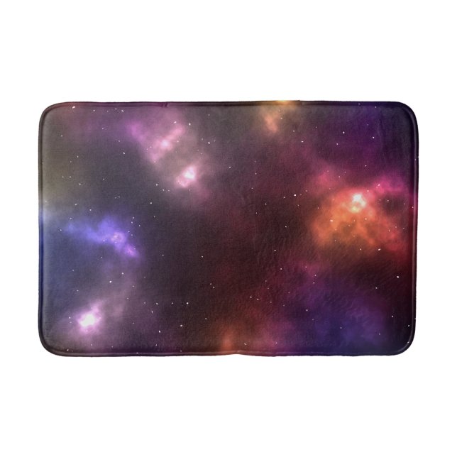 Tapis De Bain Conception de constellations de l'espace cosmique  (Devant)
