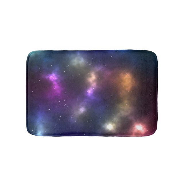 Tapis De Bain Conception de constellations de l'espace cosmique  (Devant)