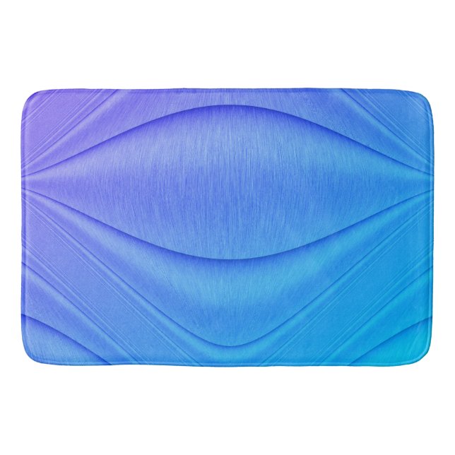 Tapis De Bain Conception de Contour de Lavande Brossée à Violett (Devant)
