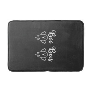Tapis De Bain Conception de fantôme d'Halloween de Boo Bees