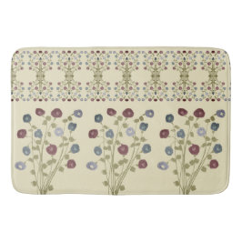 Tapis De Bain Conception de fleurs dénaturées