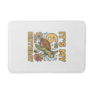 Tapis De Bain Conception de gravure vintage tortue marine 6ème a