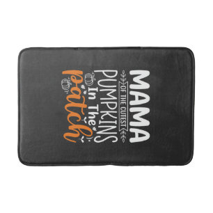 Tapis De Bain Conception de Halloween Mama Pumpkins Patch_1