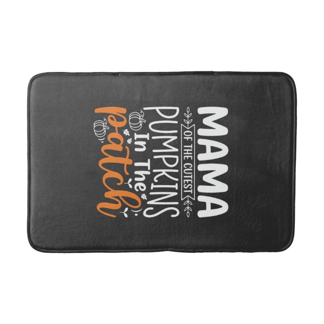 Tapis De Bain Conception de Halloween Mama Pumpkins Patch_1 (Devant)