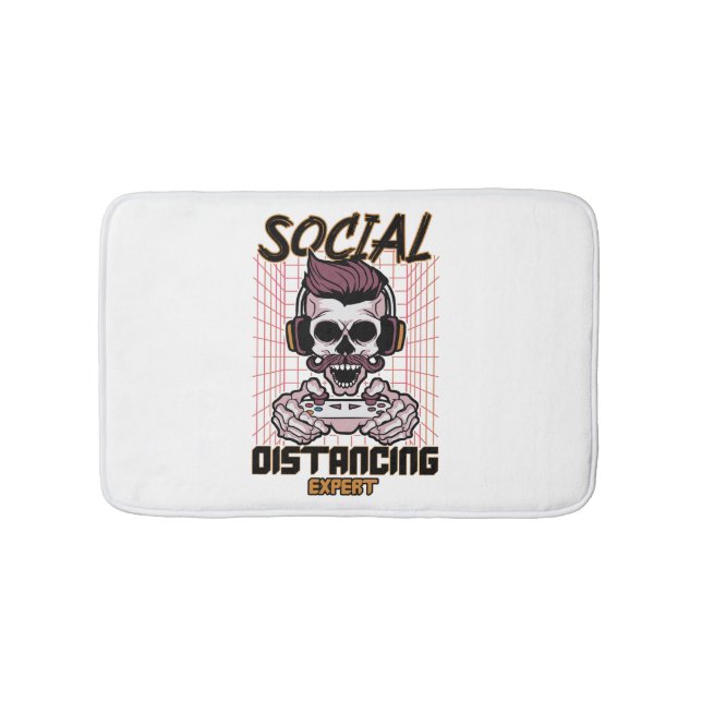 Tapis De Bain Conception de jeux d'expert en distanciation socia (Devant)